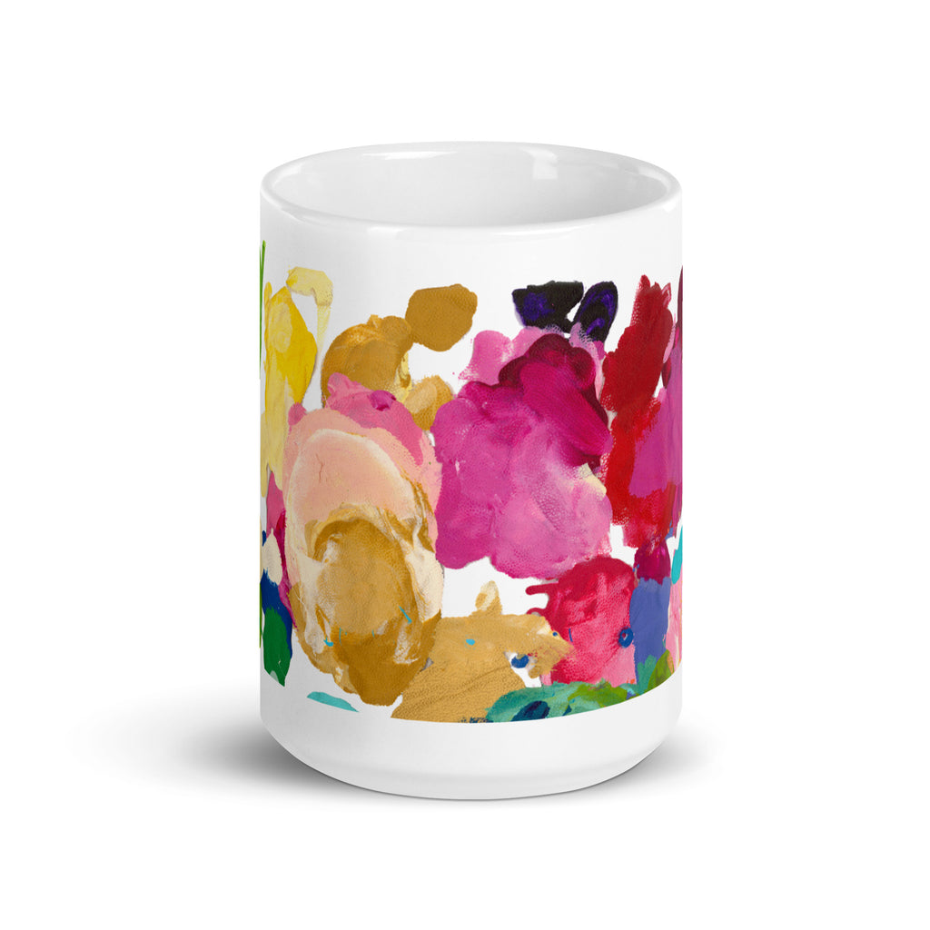 Art Palette Coffee Mug, Abstract Art Coffee Mug, Gift Idea, Perfect Gift, Gift for Artist, Gift for Art Teacher, Abstract Paint, Art Palette Art by Jennifer McCully